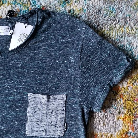 Eleven Paris Rabico V Neck Extra Slim Fit Tshirt - Picture 2 of 4